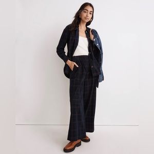 Madewell Corduroy Pull-On Wide-Leg Crop Pants
